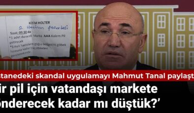 Hastanedeki skandal uygulamayı Mahmut Tanal paylaştı: Bir pil için vatandaşı markete gönderecek kadar mı düştük?