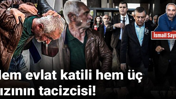 Hem evlat katili hem üç kızının tacizcisi!