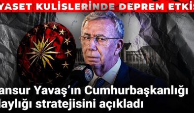 Siyaset kulislerinde sarsıntı etkisi! Mansur Yavaş’ın Cumhurbaşkanlığı adaylığı stratejisini açıkladı