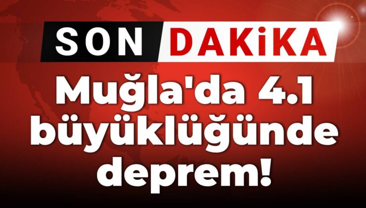 Son Dakika | AFAD: Muğla’nın Bodrum ilçesinde saat 02.48’de 4.1 büyüklüğünde zelzele meydana geldi.