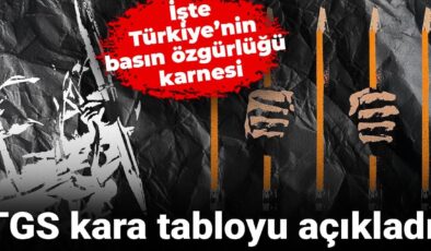 TGS kara tabloyu açıkladı! İşte Türkiye’nin basın özgürlüğü karnesi