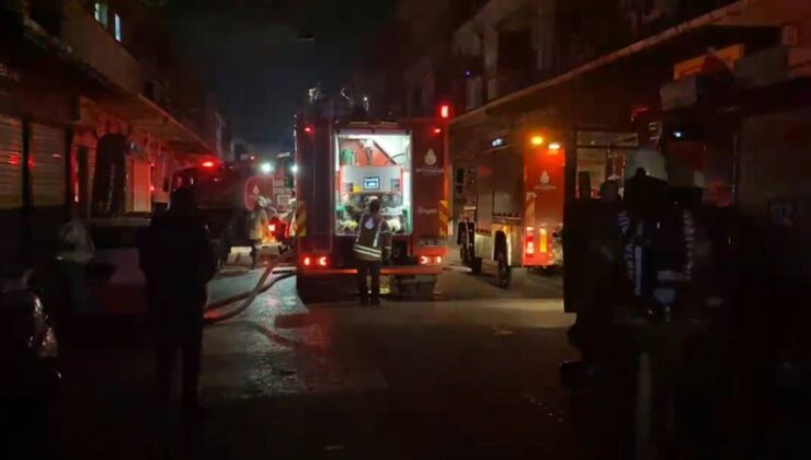 Zeytinburnu’nda sanayi sitesinde çıkan yangın söndürüldü