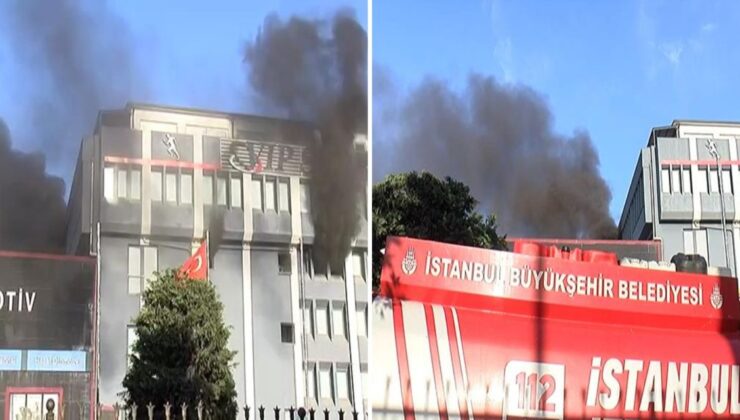 Bağcılar’da bir fabrikada yangın