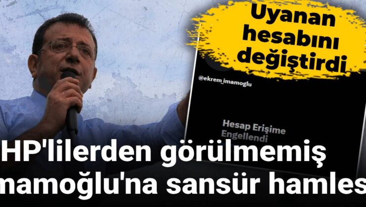 CHP’lilerden görülmemiş İmamoğlu hamlesi! Uyanan hesabını değiştirdi