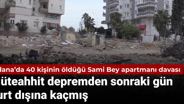 40 kişinin öldüğü Sami Bey Apartmanı davası: Müteahhit zelzeleden sonraki gün yurt dışına kaçmış
