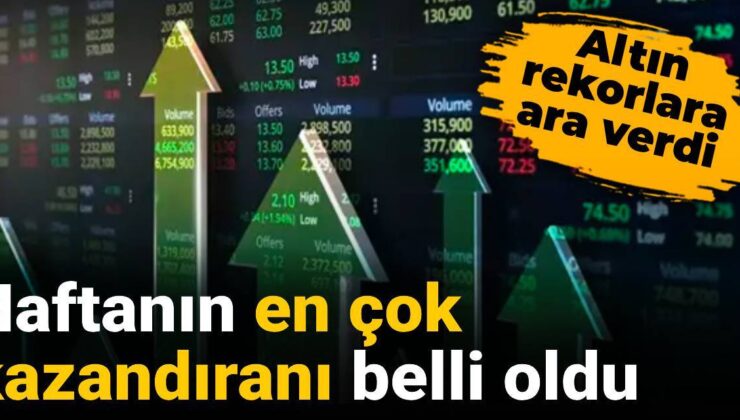 Altın rekorlara orta verdi: Haftanın en çok kazandıranı muhakkak oldu