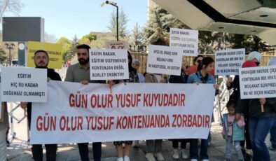 Atanmayan öğretmenler MEB’in kapısında: Gün olur Yusuf kontenjanda zorbadır