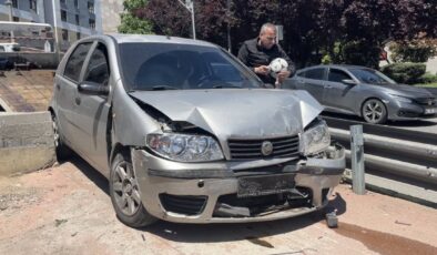 Kırmızı ışıkta bekleyen arabaya çarptı: 2’si çocuk 5 kişi yaralandı