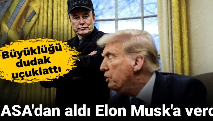 NASA’dan aldı Elon Musk’a verdi: Büyüklüğü dudak uçuklattı
