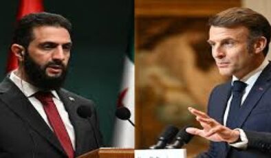Suriye lideri Şara bugün Macron’u ziyaret edecek